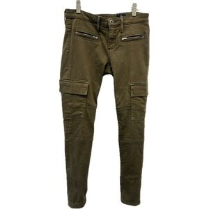 AG Adriano Goldschmied Womens The Tyler Cargo Skinny Zipper Ankle Pants Jeans